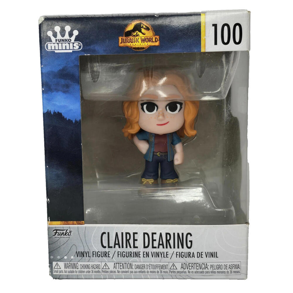 FUNKO MINIS JURASSIC WORLD  "CLAIRE DEARING"  #100‎ NEW IN BOX